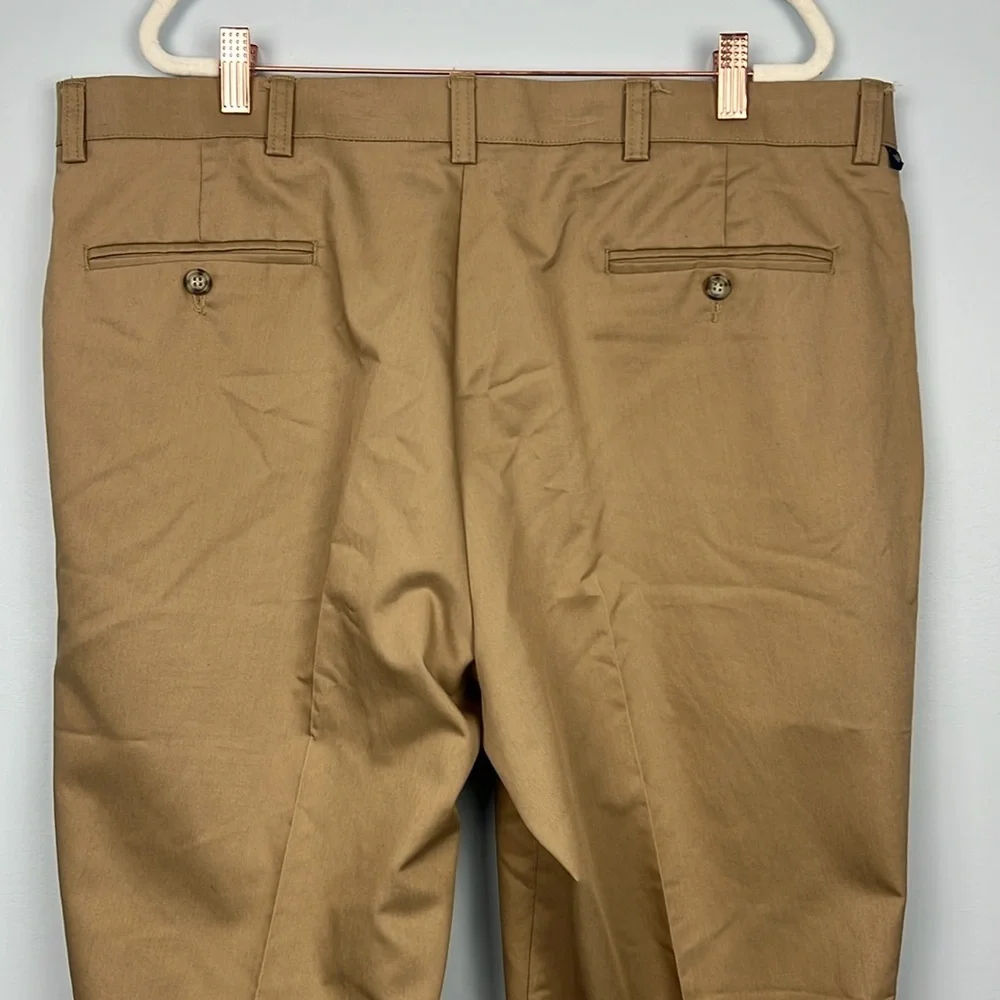 Dockers stain defender individual fit waistband 40x30 flat front relaxed fit